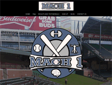 Tablet Screenshot of mach1baseball.com